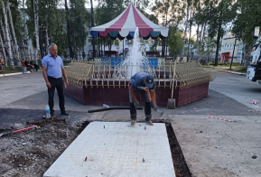 ООО «Капторстрой» продолжает восстановление благоустройства, нарушенного в ходе замены сетей водоотведения